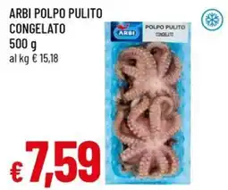 A&O Arbi polpo pulito congelato offerta
