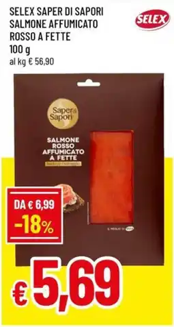 A&O Selex saper di sapori salmone affumicato rosso a fette offerta