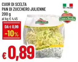 A&O Cuor di scelta pan di zucchero julienne offerta