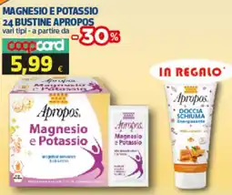 Coop Magnesio e potassio 24 bustine APROPOS offerta