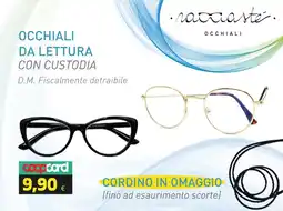 Coop NAMASTE Occhiali da lettura con custodia offerta