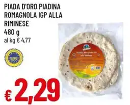 A&O Piada d'oro piadina romagnola igp alla riminese offerta