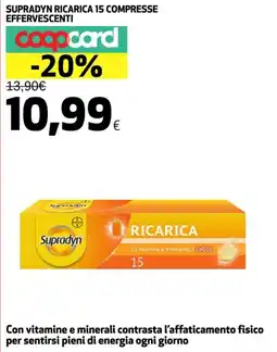 Coop Supradyn RICARICA 15 compresse effervescenti offerta