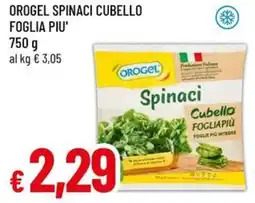 A&O Orogel spinaci cubello foglia piu' offerta