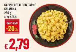 A&O Cappelletti con carne chianina offerta