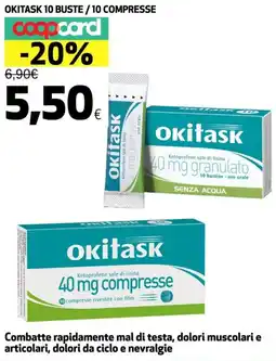 Coop OKITASK 10 buste / 10 compresse offerta