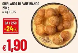 A&O Ghirlanda di pane bianco offerta