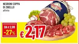 A&O Negroni coppa di zibello offerta
