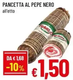 A&O Pancetta al pepe nero offerta