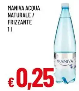 A&O Maniva acqua naturale / frizzante offerta