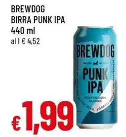 A&O Brewdog birra punk ipa offerta