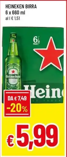 A&O Heineken birra offerta