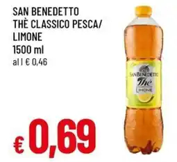 A&O San benedetto the classico pesca/limone offerta