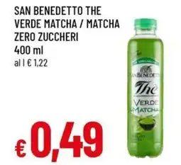 A&O San benedetto the verde matcha / matcha zero zuccheri offerta