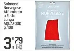 Ottimo Market Salmone Norvegese Affumicato a Fetta Lunga AQUAFOOD offerta