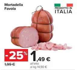Carrefour Mortadella Favola offerta