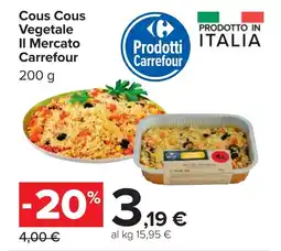 Carrefour Cous Cous Vegetale Il Mercato Carrefour offerta