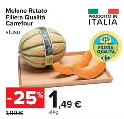 Carrefour Melone Retato Filiera Qualità Carrefour offerta