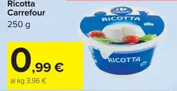 Carrefour Ricotta Carrefour offerta