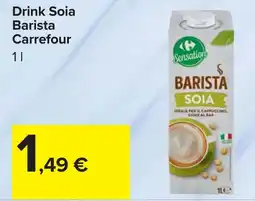 Carrefour Drink Soia Barista Carrefour offerta