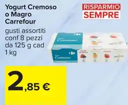 Carrefour Yogurt Cremoso o Magro Carrefour offerta