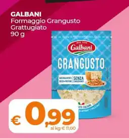 Coop Galbani Formaggio Grangusto Grattugiato offerta