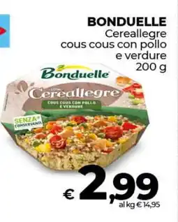 Coop BONDUELLE CEREALLEGRE COUS COUS CON POLLO E VERDURE offerta