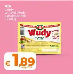 Coop AIA Wudy würstel Wudy classico snack offerta