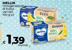 Coop Mellin Omogeneizzati di frutta vari tipi offerta