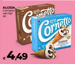Coop ALGIDA Cornetto vari tipi x6 offerta