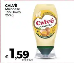 Coop CALVÈ Maionese Top Down 250 g offerta