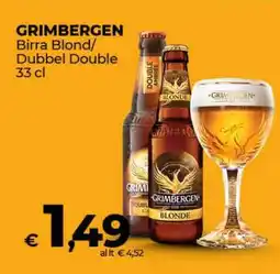 Coop GRIMBERGEN Birra Blond/Dubbel Double 33 cl offerta