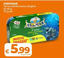 Coop ASDOMAR Tonno all’olio extra vergine di oliva offerta