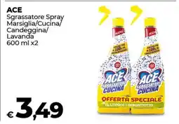 Coop ACE Sgrassatore Spray offerta