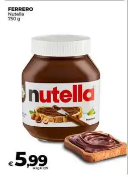 Coop Ferrero Nutella offerta