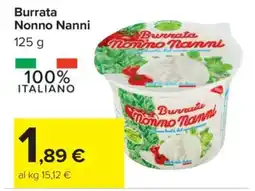 Carrefour Burrata Nonno Nanni offerta