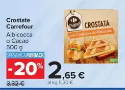 Carrefour Crostata Carrefour offerta