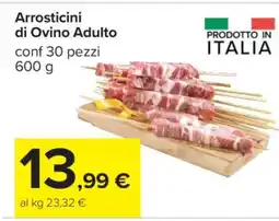 Carrefour Arrosticini di Ovino Adulto offerta