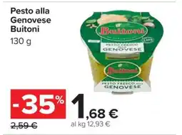 Carrefour Pesto alla Genovese Buitoni offerta