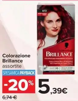 Carrefour Colorazione Brillance assortite offerta