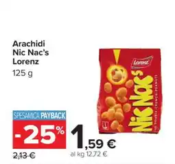 Carrefour Arachidi Nic Nac’s Lorenz offerta