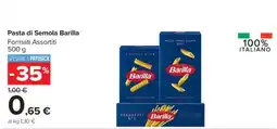 Carrefour PASTA DI SEMOLA BARILLA offerta