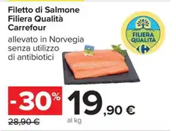 Carrefour Filetto di Salmone Filiera Qualità Carrefour offerta