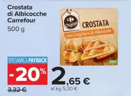 Carrefour Crostata di Albicocche Carrefour offerta