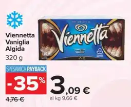 Carrefour VIENNETTA VANIGLIA ALGIDA offerta