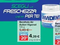 Carrefour Barattolo Air Action Vigorsol offerta