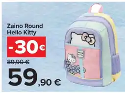 Carrefour Zaino Round Hello Kitty offerta
