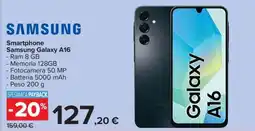 Carrefour Samsung Galaxy A16 offerta