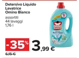 Carrefour Detersivo Liquido Lavatrice Omino Bianco offerta