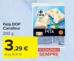 Carrefour Feta DOP Carrefour offerta